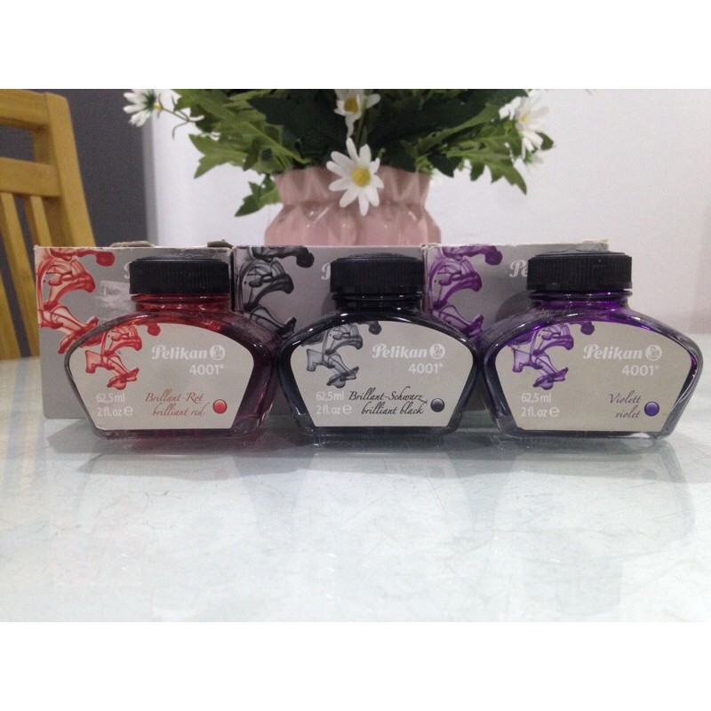 Mực đen Pelikan 4001 chính hãng Đức, dung tích 62,5ml