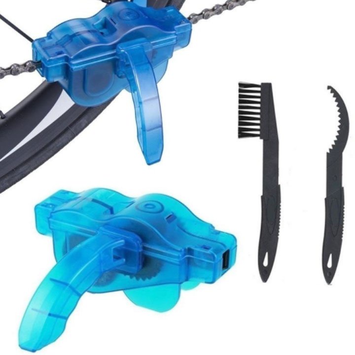 Bộ rửa xích xe đạp vệ xinh xích xe đạp, Bộ Dụng Cụ Chùi Chải Vệ Sinh Sên Xích, Xích Líp, Nhông Đĩa Cho Xe Đạp