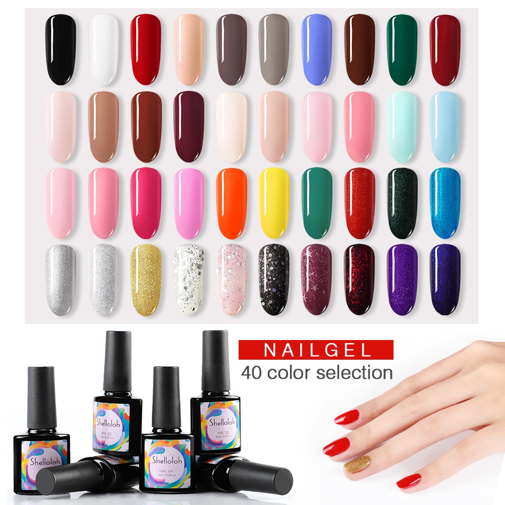 1 Lọ Nước Sơn Móng Tay Kim Tuyến 10ml Lâu Trôi 40 Màu Sắc Tùy Chọn (21-40)