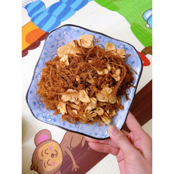 heo khô cháy tỏi nhà làm