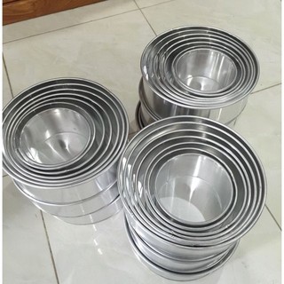 Khuôn tròn đế rời 14cm làm bánh bông lan