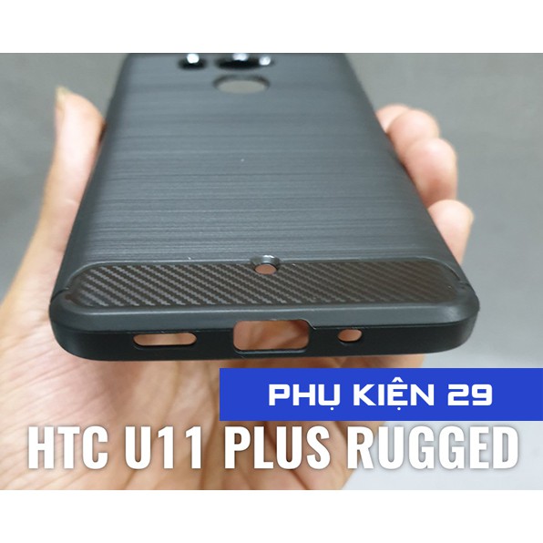 [HTC U11 Plus / U11 +] Ốp lưng silicon dẻo chống sốc RUGGED