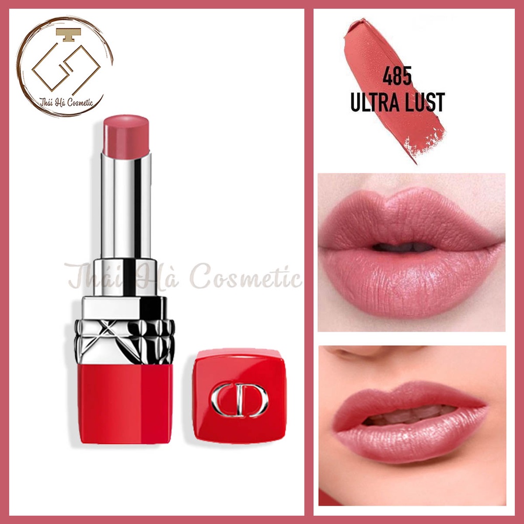 Son lì Dior màu hồng đất số 485 - Rouge Dior Ultra Rouge Lipstick No.485 Ultra Lust
