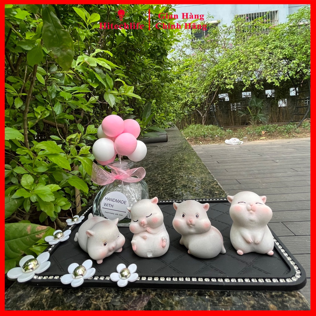 Mô Hình Trang Trí Nhà Cửa Bàn Làm Việc Phòng Khách - Phụ Kiện Hitechlife Trang Trí Taplo Ô Tô Chú Chuột Đáng Yêu Giá Rẻ