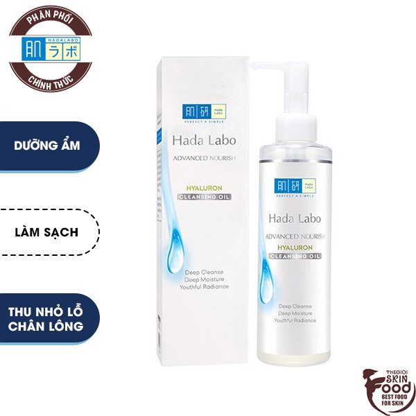 Dầu Tẩy Trang Dưỡng Ẩm Hada Labo Advanced Nourish Hyaluron Cleansing Oil 200ml