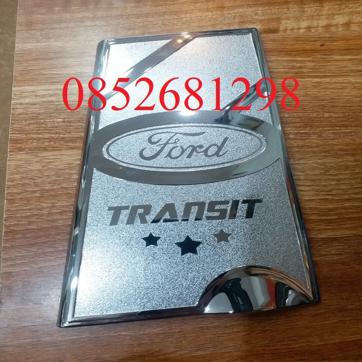 Ốp nắp bình xăng mạ crom xe Ford Transit 2014-2020