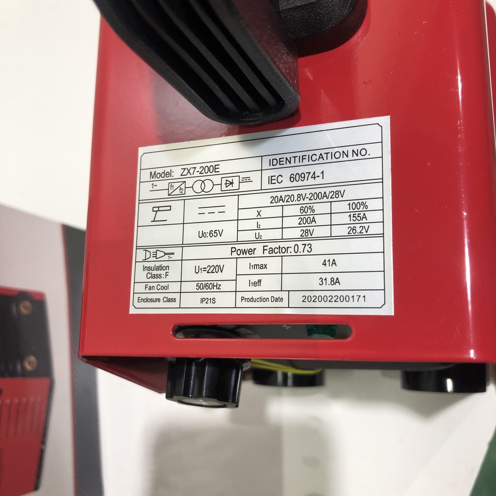 Máy hàn điện tử mini inverter Sasuke mã ZX7-200N l Có đồng hồ