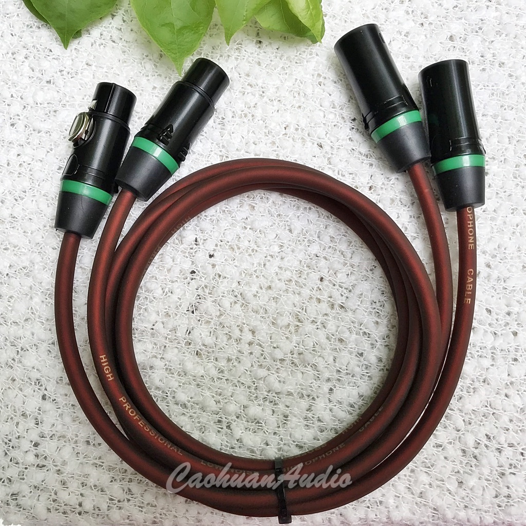 Cặp Dây jack Canon Đực ra Cái 1m