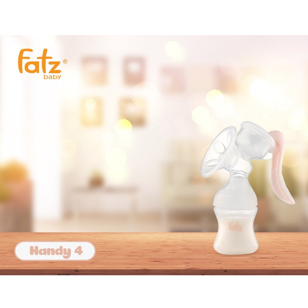 Máy hút sữa bằng tay Fatz baby Handy 4 - FB1003MC- Có đệm matxa êm ái - 4 mức cài đặt lực hút