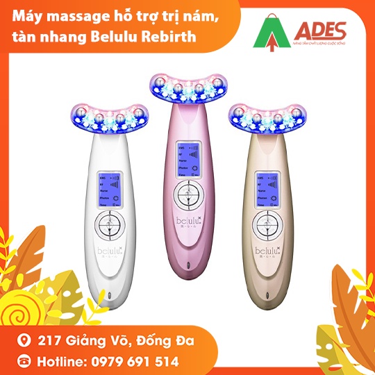 Máy massage và hỗ trợ điều trị nám, tàn nhang Belulu Rebirth - Bảo hành Chính hãng