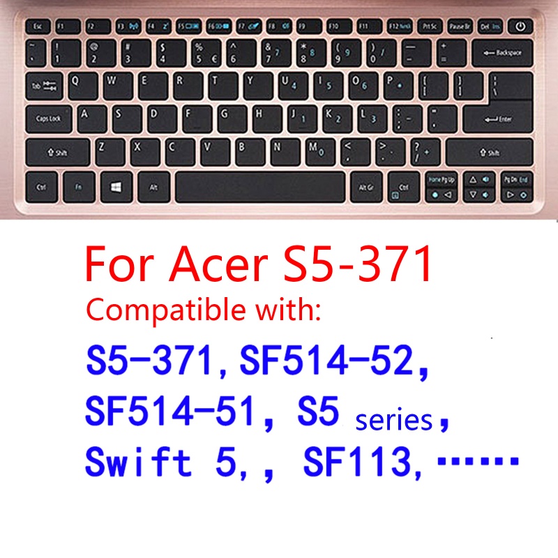 Tấm Lót Bảo Vệ Bàn Phím Máy Tính Bằng TPU Tiện Dụng Cho Acer S5-371 S13 SF514 SF514-15 SF5 SWIFT5 SF11