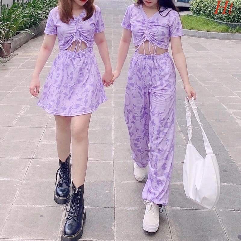 Set tím vằn rút ngực H2S867