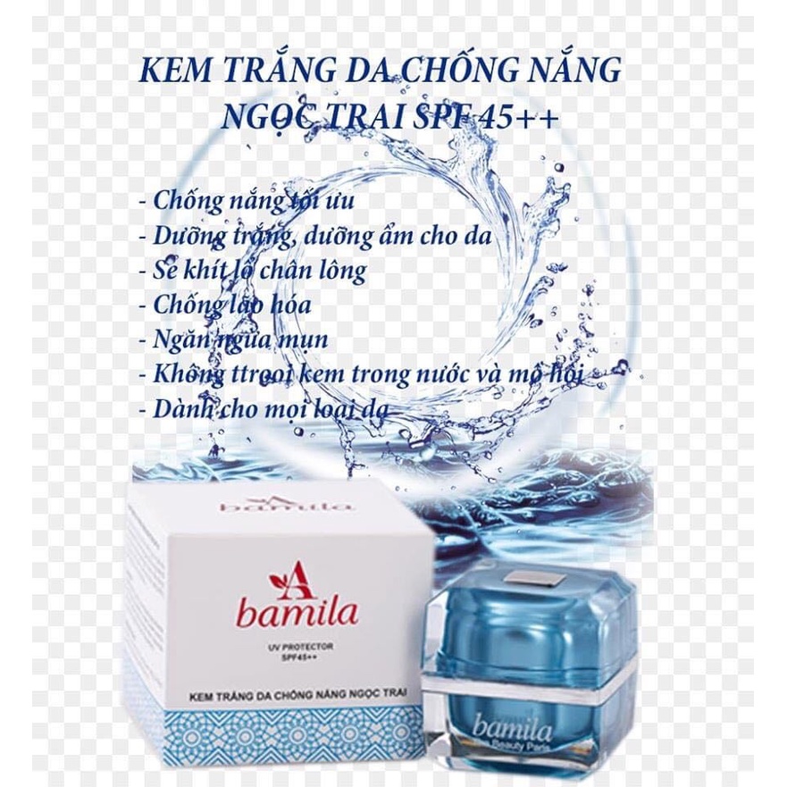 Kem trắng da chống nắng 15g Bamila