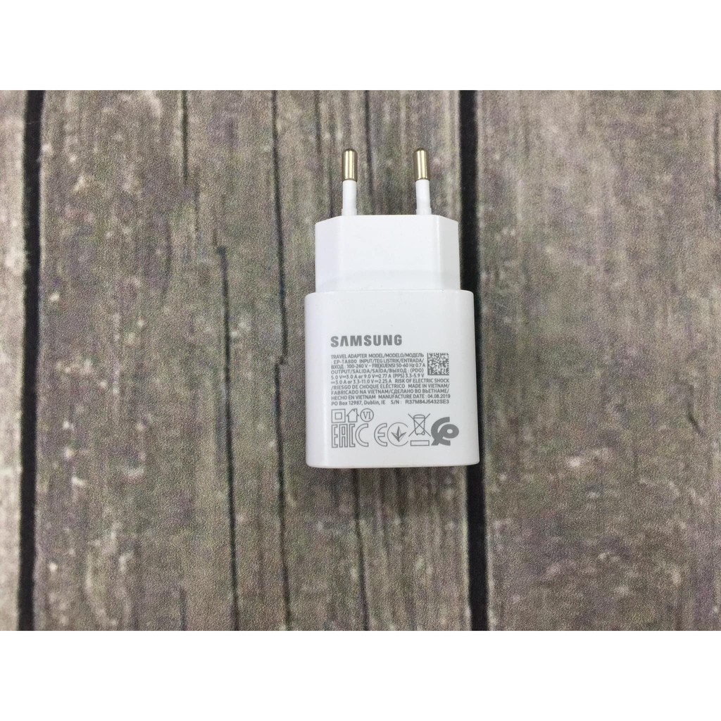 Củ sạc nhanh SamSung 25W loại đắt.