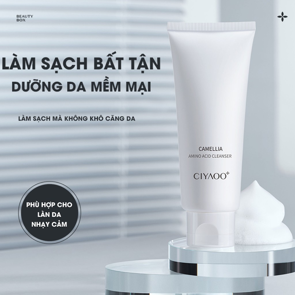 ⚡MẪU THỬ⚡ Sữa Rửa Mặt Sạch Sâu, Ngừa Mụn CIYAOO Camellia Amino Acid Cleanser 5g QX0062 | BigBuy360 - bigbuy360.vn