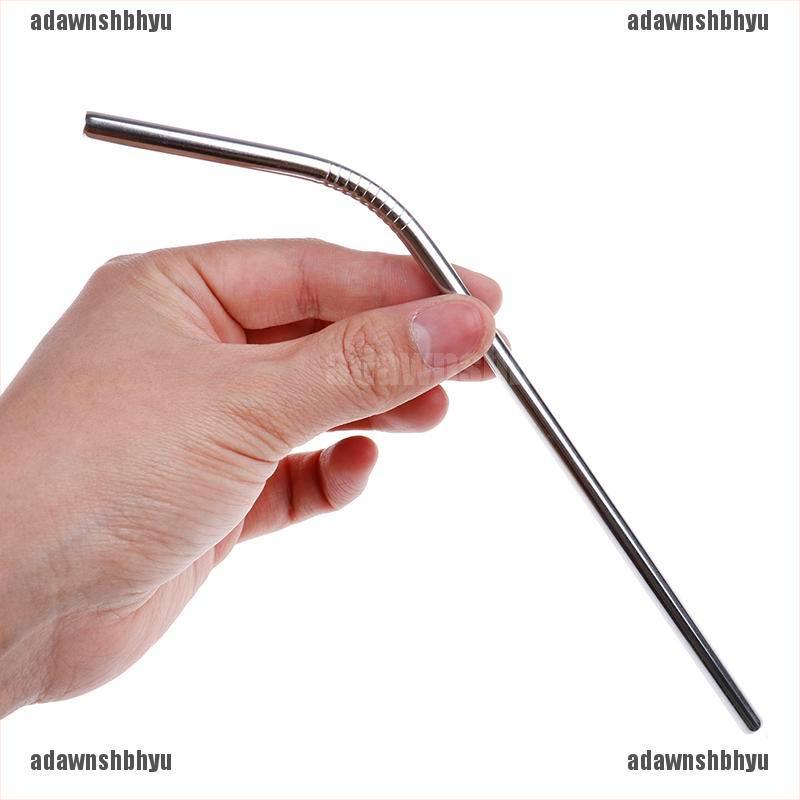 Bộ 4 Ống Hút Bằng Thép Không Gỉ Kèm 1 Dụng Cụ Vệ Sinh