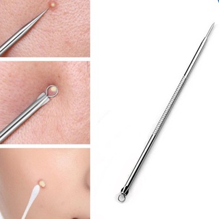 Cây Lấy Mụn 2 Đầu Dài 12cm (Que Nặn Mụn, Dụng Cụ Nặng Mụn Đầu Đen, Mụn Trứng Cá)