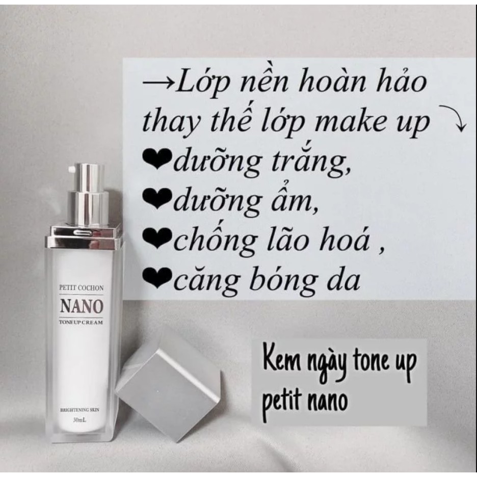 Kem truyền trắng Petit Cochon Nano Tone Up Cream