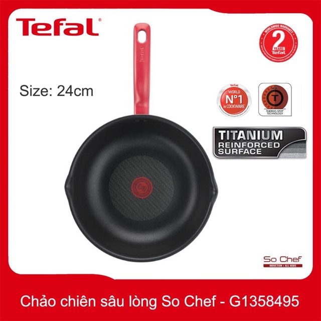 Chảo sâu lòng T.efal size 24-28cm