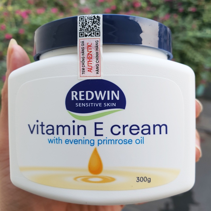 Kem Dưỡng Ẩm Redwin Vitamin E Cream 300g Úc Chính Hãng - Giúp Dưỡng Da Mặt Hết Khô, Nứt Nẻ