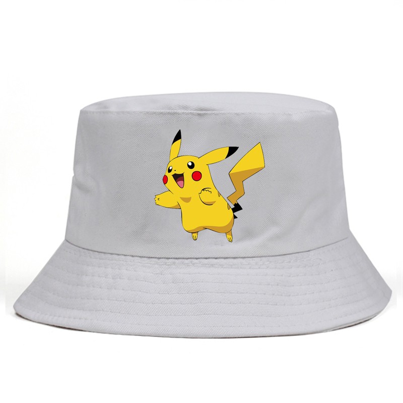 Nón Vành Thời Trang In Hình Pikachu Đáng Yêu