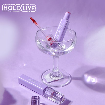 Son kem tím HOLD LIVE gấu tím mềm mịn sương khói Maddie Bear Soft fog Lip Mud Holdlive HL460