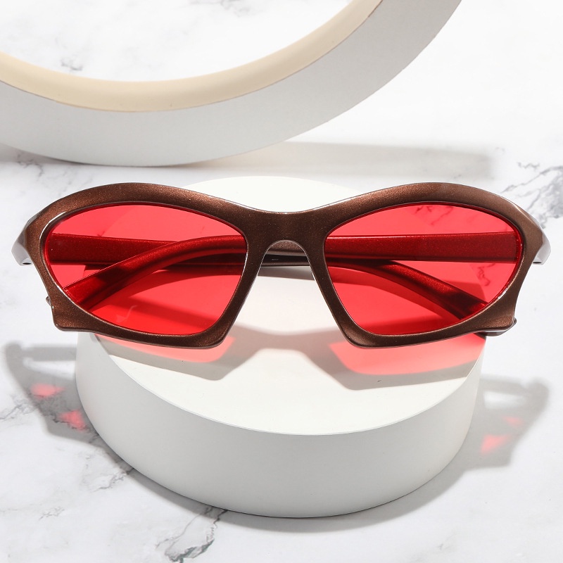 (JIUERBA) Kính Mát Thời Trang Phương Tây Chống Nắng Khi Lái Xe