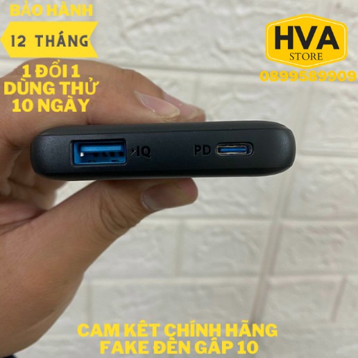  Pin sạc dự phòng Anker 10000mah sạc nhanh PD- PowerCore Slim A1231 - bảo hành 12 tháng