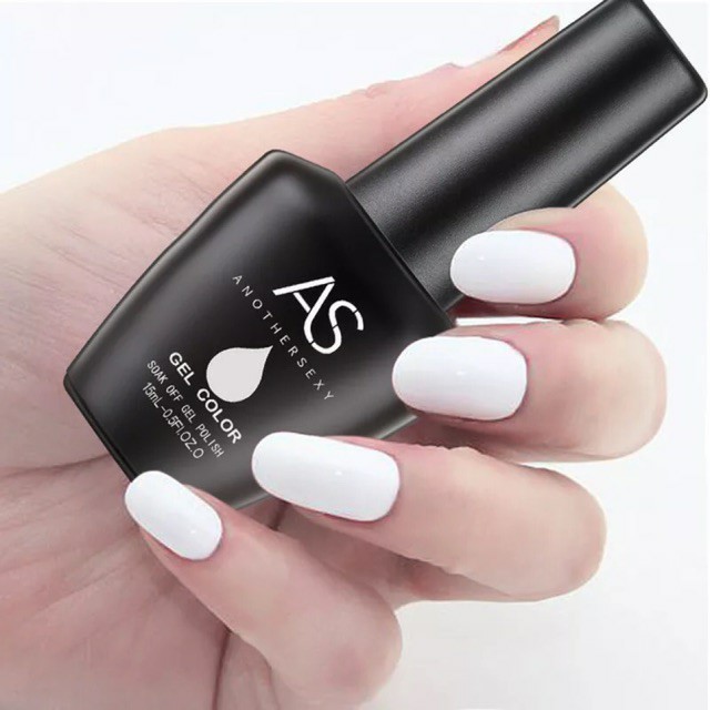 Sơn AS trắng sữa, nước gạo, đen, trắng chăm sóc trang trí móng làm nail shop kdlatus sỉ hnnail