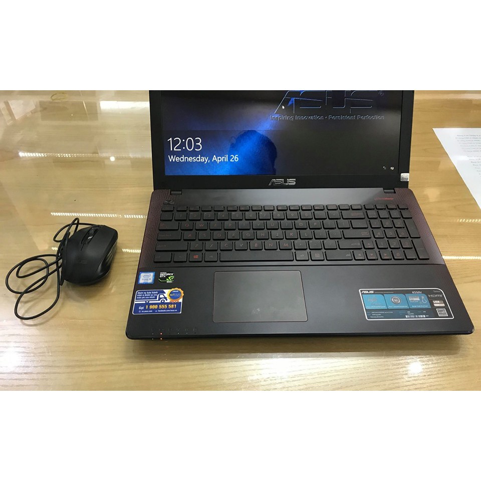 Laptop Xách Tay Asus Gaming K550VX