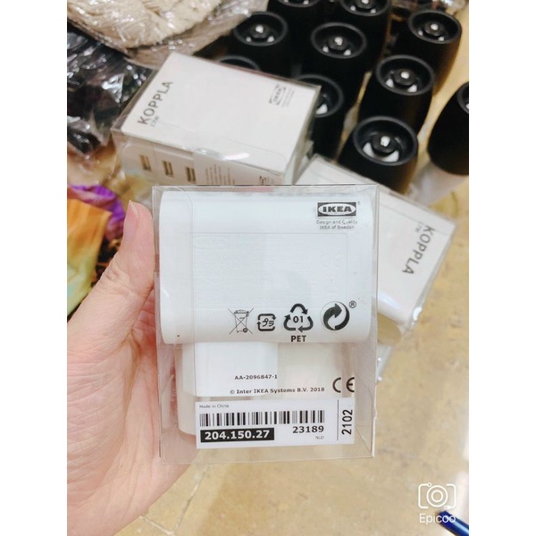 Bộ sạc USB 3 cổng IKEA KOPPLA