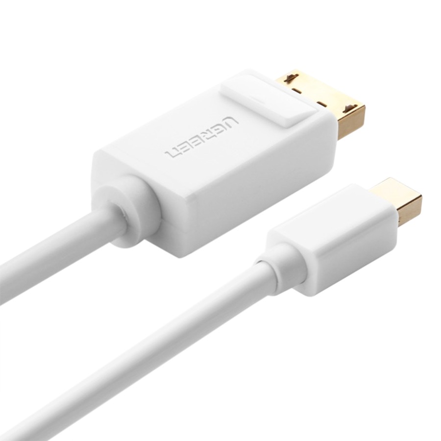 Cáp Mini Displayport to Displayport Ugreen 10477/ 10476 1.5M  Full HD 3D 4K*2K chính hãng - Thunderbolt To Displayport