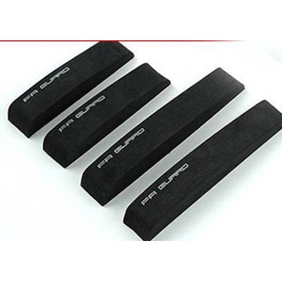 Set 4 Đệm Cao Su Bảo Vệ Cạnh Cửa Xe Hơi Màu Trắng Đen Xanh Dương