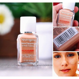 Kem nền Skin Clearing Oil Free Makeup Neutrogena