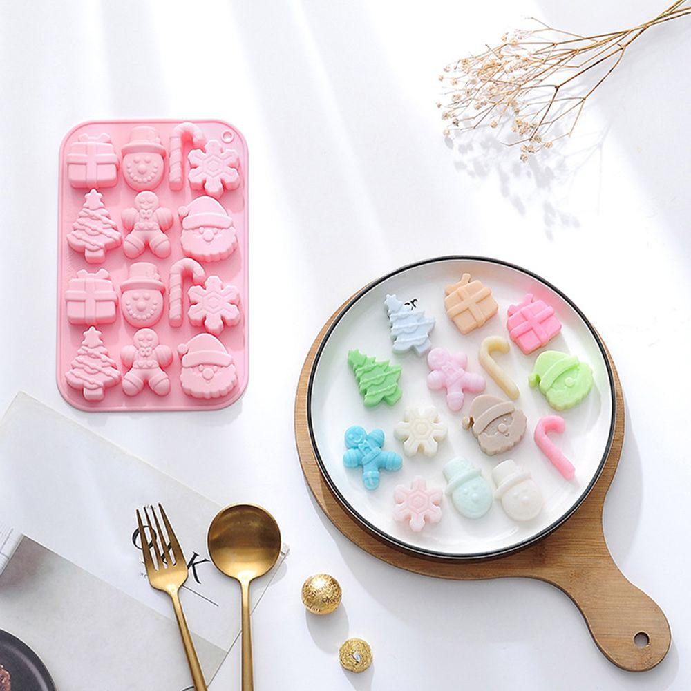 Khuôn Silicone Làm Bánh / Sô Cô La Chủ Đề Giáng Sinh