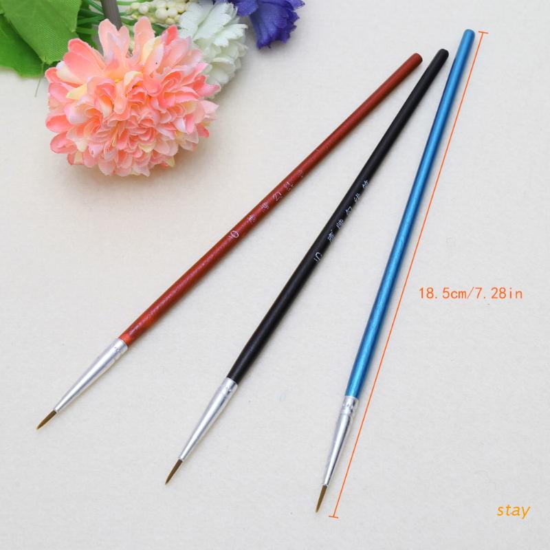 Set 10 Cọ Vẽ Màu Nước Sợi Nylon Chất Lượng Cao