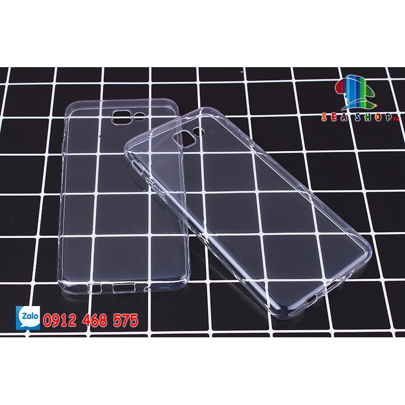 Ốp lưng Samsung Galaxy J7 Prime silicon trong suốt - Nhựa dẻo