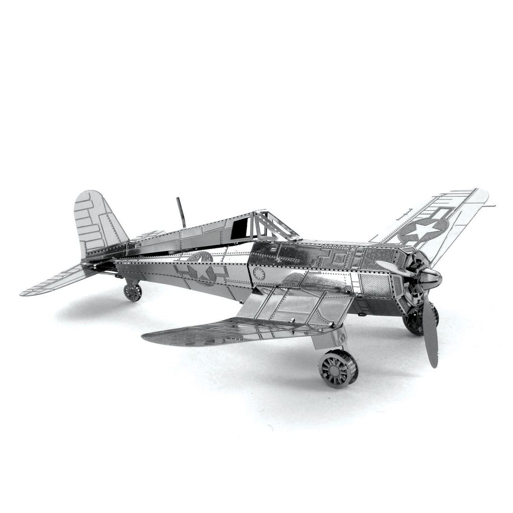 MÔ HÌNH 3D KIM LOẠI LẮP RÁP F4U CORSAIR- HÀNG NHẬP KHẨU