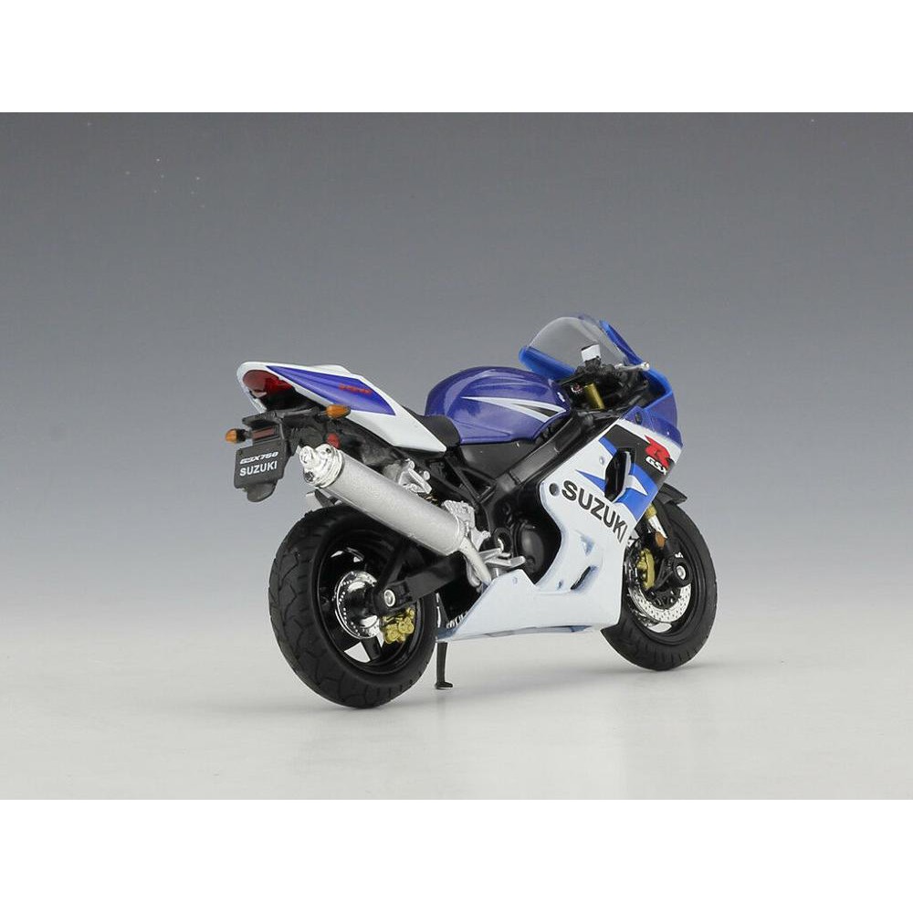 XE MÔ HÌNH - MOTO Siêu xe SUZUKI GSX R750 - WELLY tỷ lệ 1:18