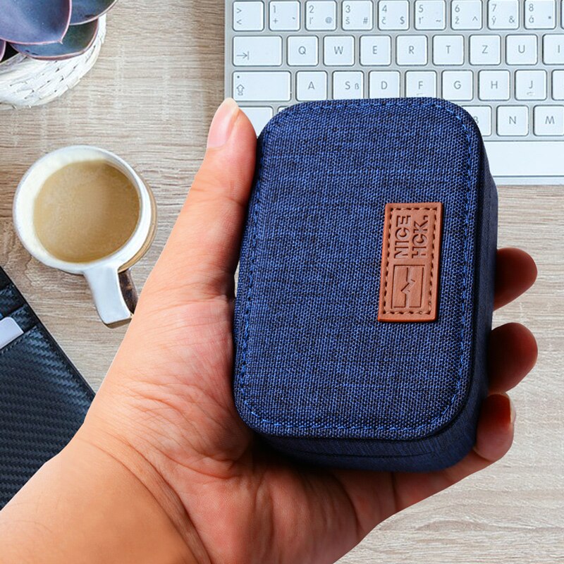 Hộp Đựng Tai Nghe Bằng Vải Canvas Cao Cấp Hấp Thụ Sốc Cho NX7 MK3 / TANCHJIM