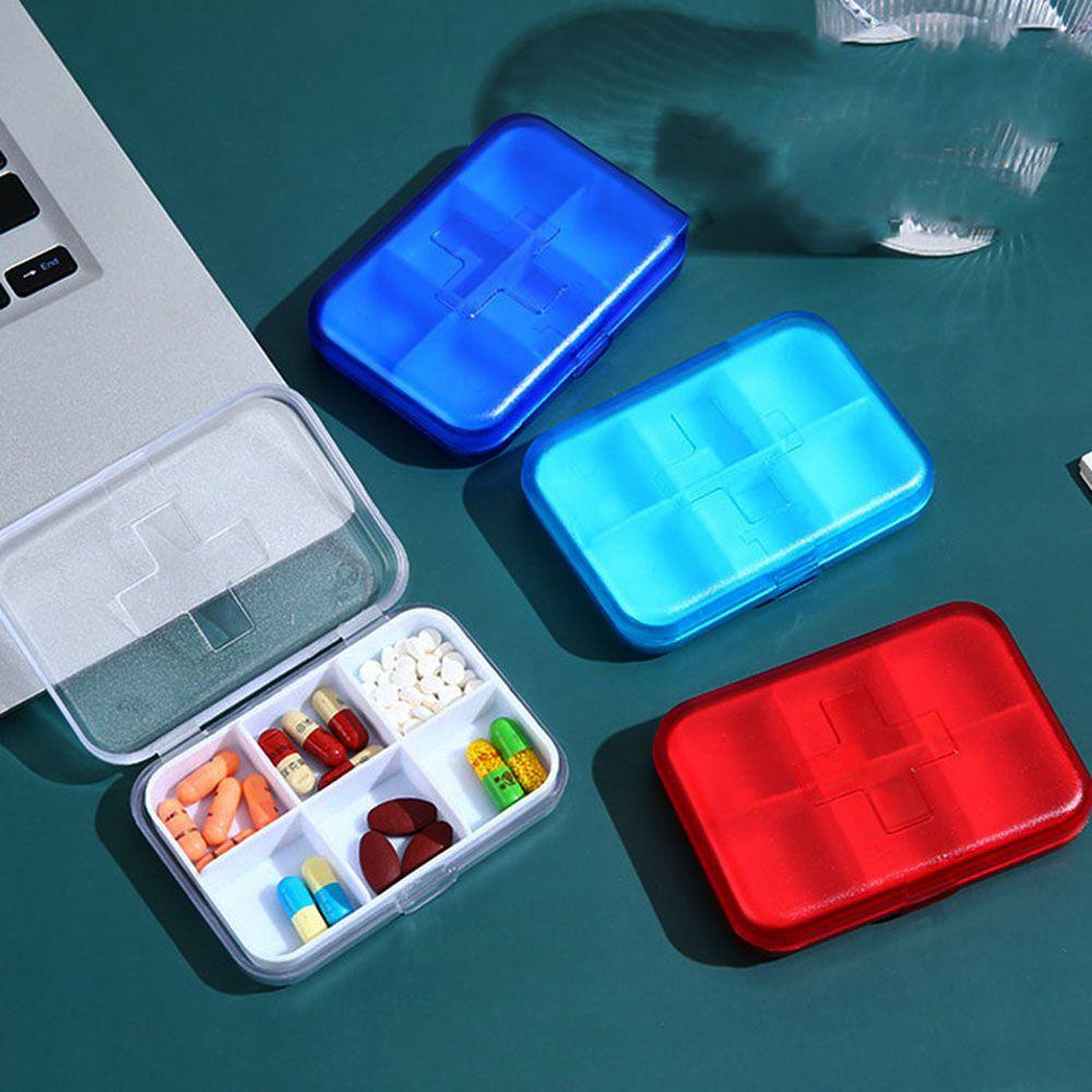 Hộp Đựng Đồ Dùng Hình Vuông Nhỏ Trong Suốt 4 Màu Tiện Dụng Ốp