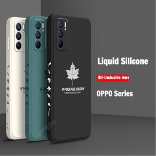 Ốp Điện Thoại Hình Lá Phong Cho OPPO Reno Reno2 Reno2F/2Z Reno3 Reno4 Reno4 Pro Reno5 Reno5 Pro Reno6 Find X3 Pro