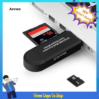 Đầu đọc thẻ nhớ usb 3.0 micro-usb sd micro-sd tốc độ cao max 2 trong 1