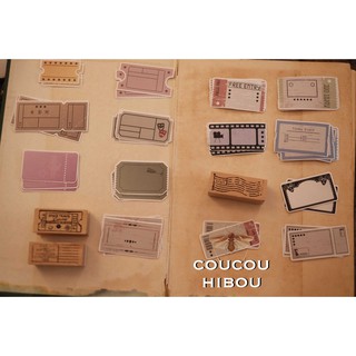 STICKER nhãn dán hình vé2