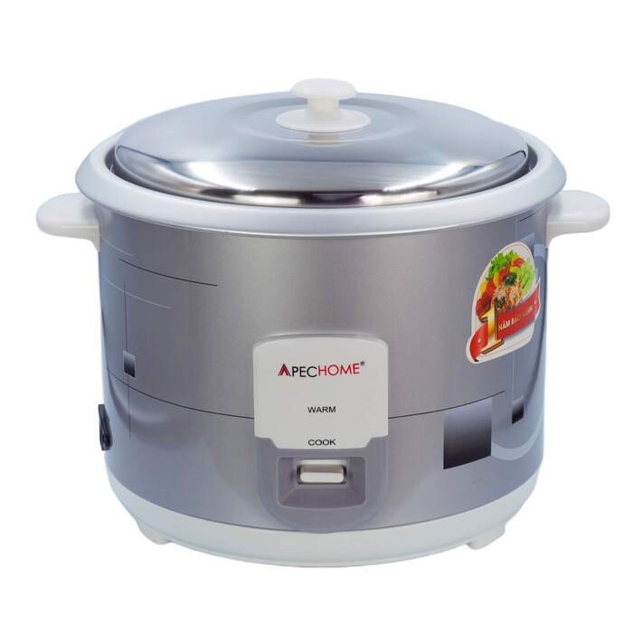 Nồi cơm điện nắp rời Apechome APH-222R 1.8L, 700W -  Lòng nồi hợp kim nhôm phủ men chống dính vỏ kim loại sơn tĩnh điện