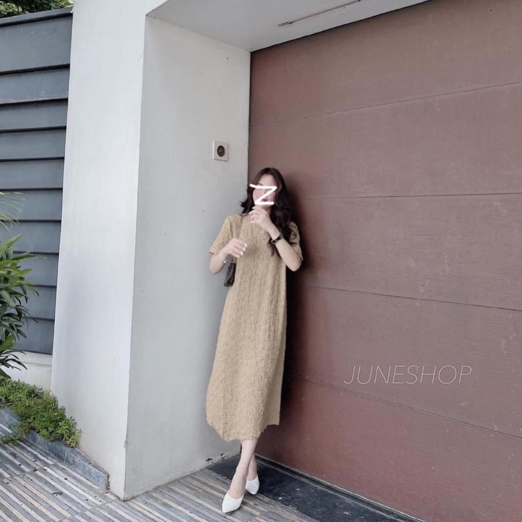 Váy Suông Nữ, Váy Suông Đũi Xốp Nhăn Dáng Maxi Siêu Co Dãn Trend 2021 | BigBuy360 - bigbuy360.vn