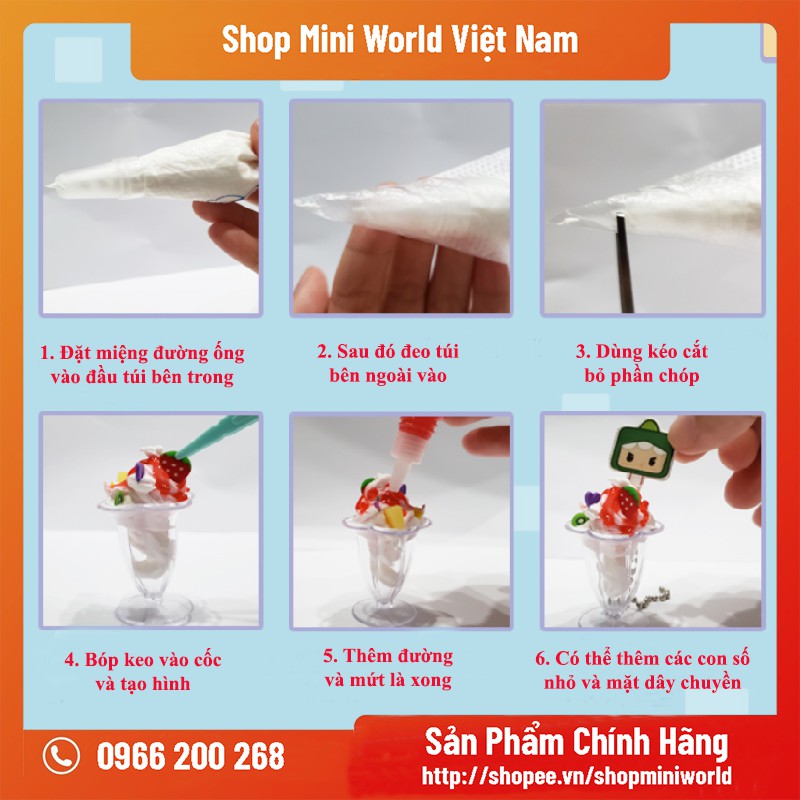 Đồ Chơi Mini World Diy Cửa Hàng Bán Kem