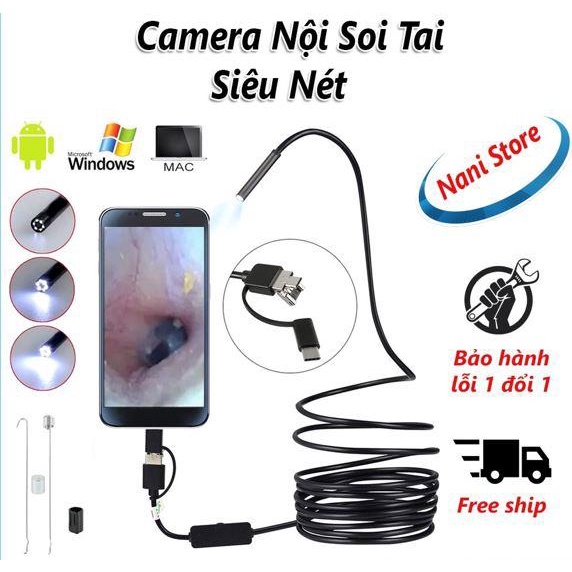 Hàng Chính hãng Camera nội soi y tế, Camera nội soi tai, mũi, Họng