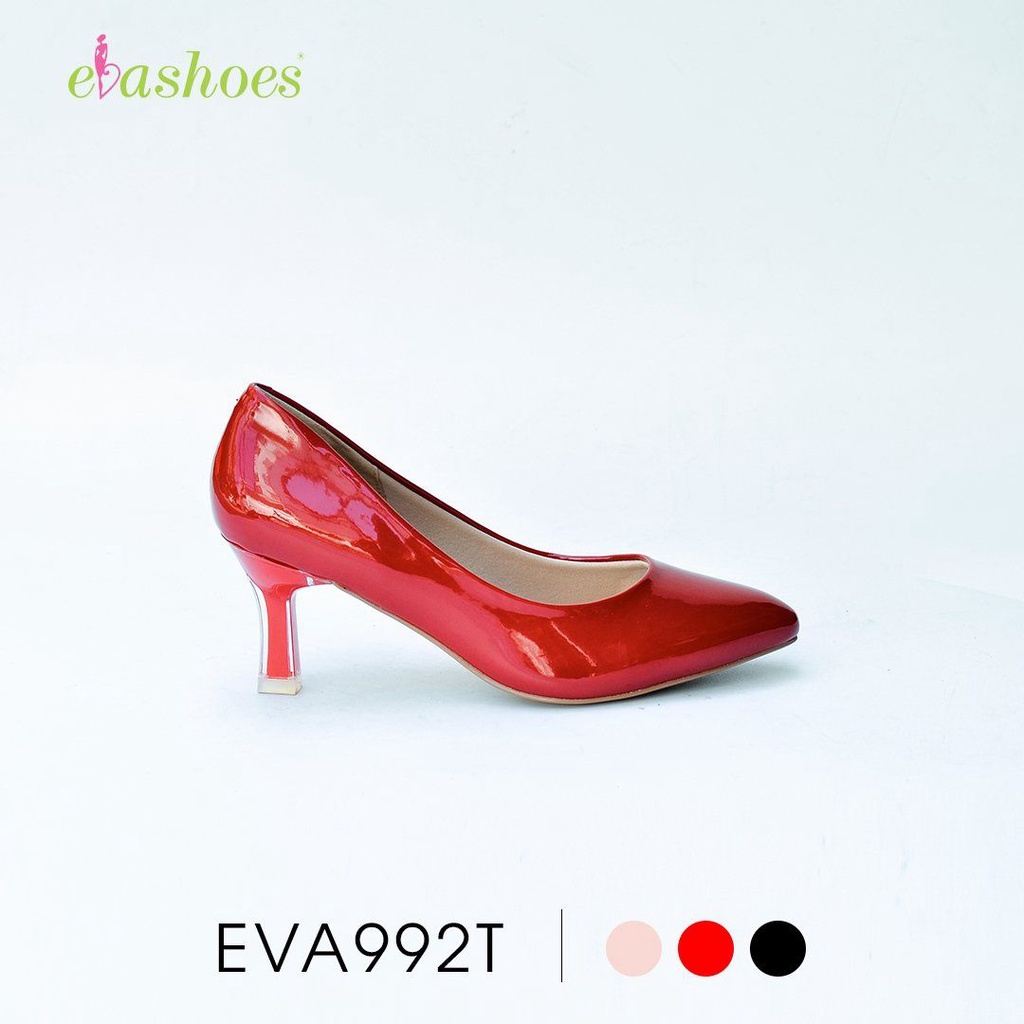 Giày Cao Gót Mũi Nhọn Gót Vuông Evashoes- Eva992t