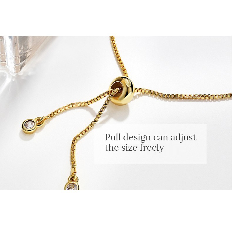 Vòng tay trang trí đá mắt mèo đáng yêu B85